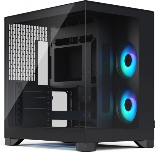 Pop 2 Vision čierna RGB herná PC skrinka s panoramatickým sklom