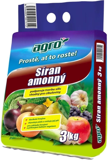 Síran amónny hnojivo 3 kg AGRO
