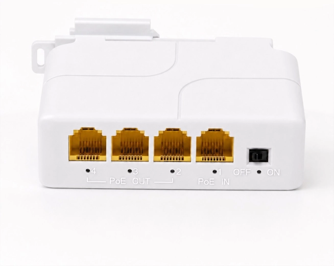 Gigabitový PoE extender RENEW FORCE so 4 portami