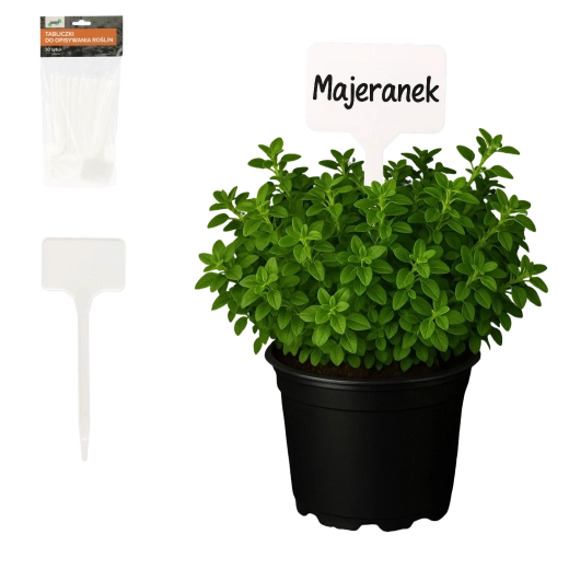 Plastové menovky na rastliny, sada 30 ks