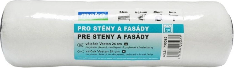 VESTAN maliarsky valček náhradný 240 mm, priemer držadla 6 mm