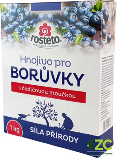 Hnojivo Rosteto s čedičovou múčkou na čučoriedky 1 kg