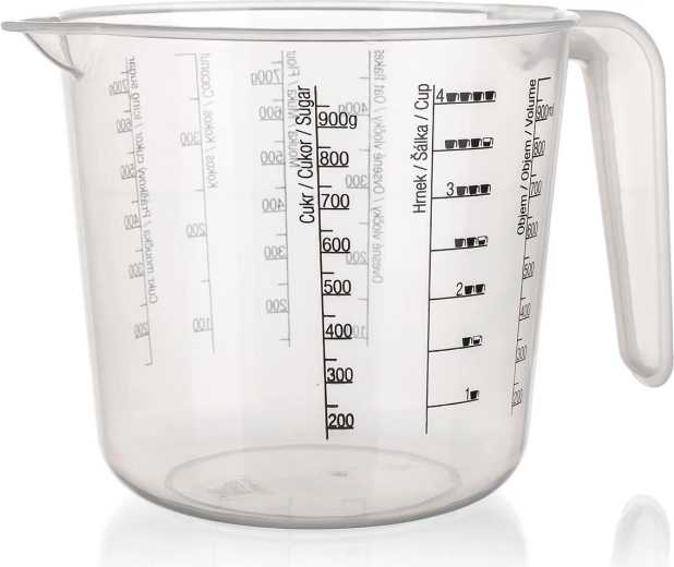 Plastová odmerka 1 l s potlačou CULINARIA