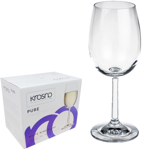 Krosno Pure poháre na biele víno 280 ml - 6 ks