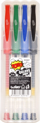 Gélové perá sada 4 ks