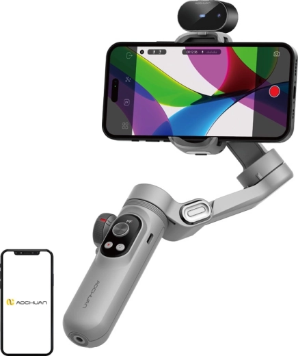 Aochuan Smart X Pro stabilizátor pre smartfón s AI senzorom sivý