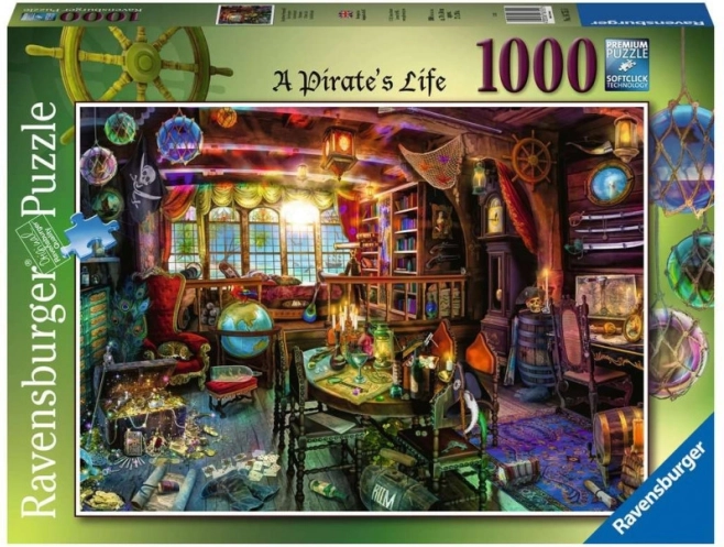 Ravensburger 1000-dielne puzzle Pirátsky život
