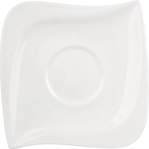 MONA Musica porcelánová podšálka štvorcová 13,7 × 13,7 cm