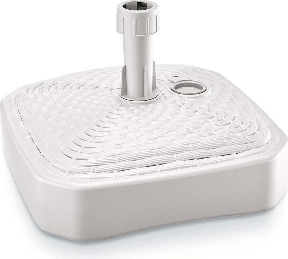 Podstavec pod slnečník UMBRELLA 39 × 39 cm biely