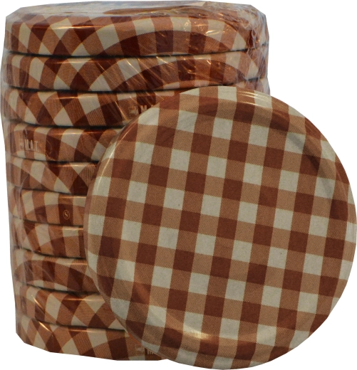 Viečka na zaváranie TWIST 82 dekor Kanafas, 10 ks