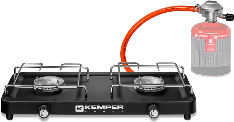 Kemper dvojhorákový plynový varič na kartuše