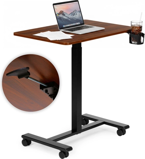 Mobilný výškovo nastaviteľný stolík na notebook ModernHome 70 × 48 cm