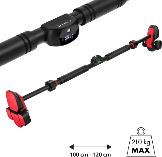 Hrazda do dverí s počítadlom a vodováhou HMS DD501