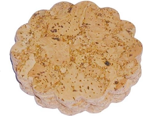 Korkové prestieranie Kvet, 10 cm, sada 6 ks