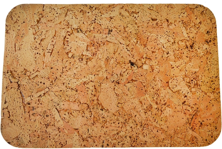 Korkové prestieranie obdĺžnikové so zaoblenými rohmi 36 × 25 cm, sada 6 ks