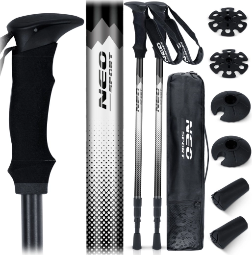 Trekingové palice Neo-Sport NS-381 s antishock systémom 65–135 cm