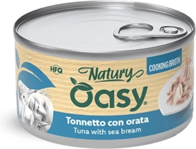 Oasy Cooking Broth – vývar pre mačky s tuniakom a pražmou 85 g