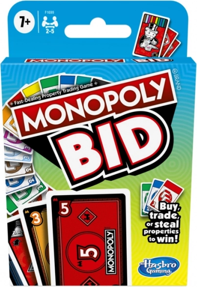 Monopoly Bid kartová hra