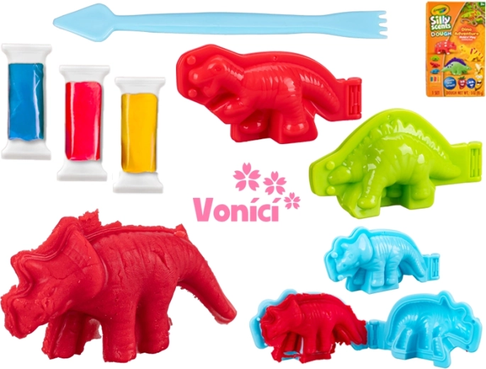 Crayola voňavá tvarovacia hmota s dinosaurami, sada pre deti