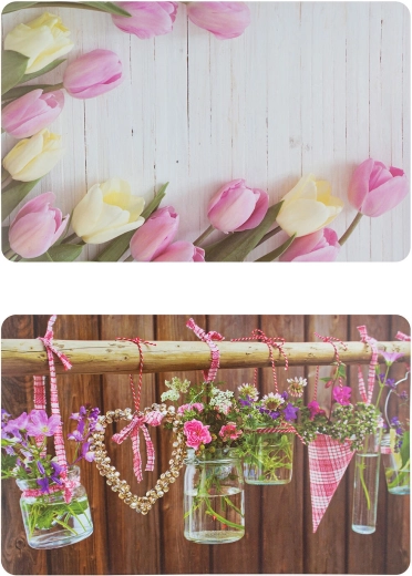 Plastové prestieranie Romantic 43 × 28 cm