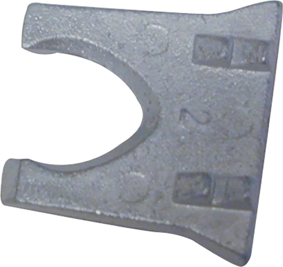Zaisťovací kovový klin profil 8, 38 × 35 mm (5 ks)