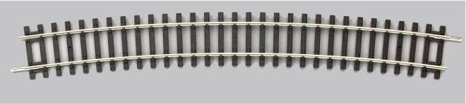 Piko oblúková koľaj H0 R9 15°