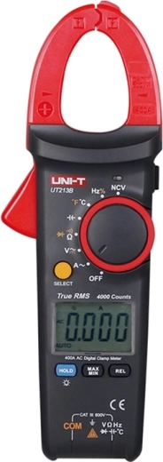 Uni-T UT213B digitálny kliešťový multimeter True RMS 400 A s meraním teploty