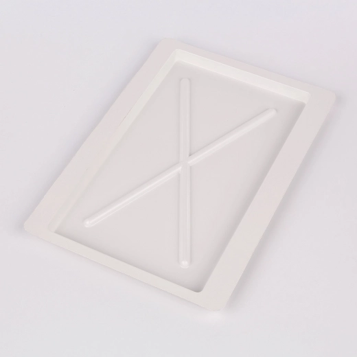 Metpol biela odkvapkávacia miska pre dvojposchodový odkvapkávač 40 cm (35,5 × 23 cm)