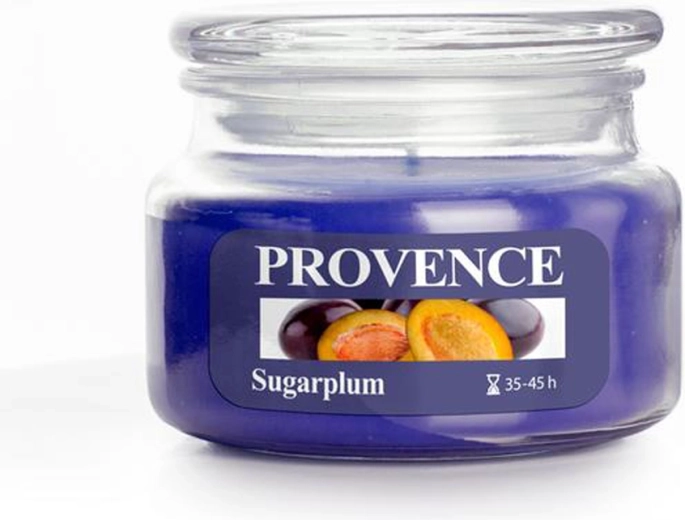 Vonná sviečka v skle PROVENCE slivka 45 hodín