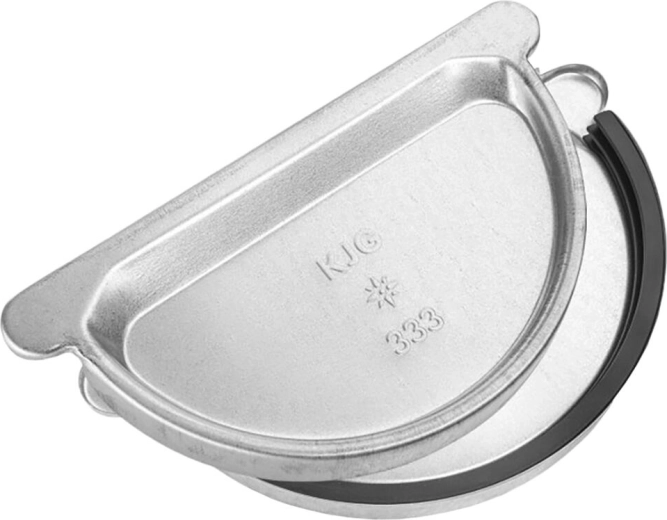 Čelo odkvapového žľabu 250 mm s gumovým tesnením, pozink
