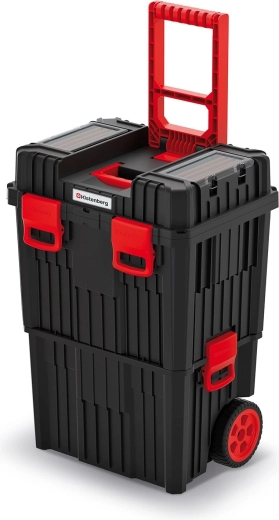 Modulárny kufor na náradie s kolieskami Heavy Kistenberg, 71 l