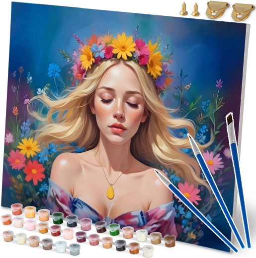 Maľovanie podľa čísiel 40×50 cm – portrét ženy