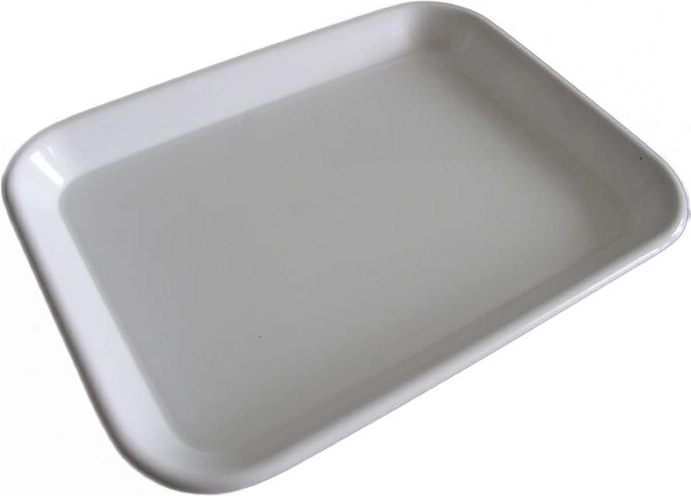 Plastový servírovací táck 20 × 15 × 2 cm – mix farieb
