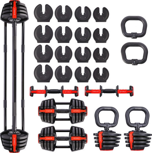 Variabilná činka 3v1 40 kg HMS SGR18 Pro Set