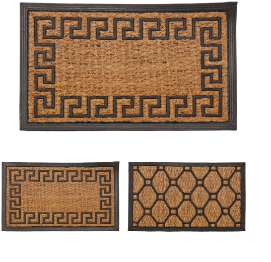 Vstupná kokosová rohož PANAMA 40 × 60 cm s protišmykovou gumou