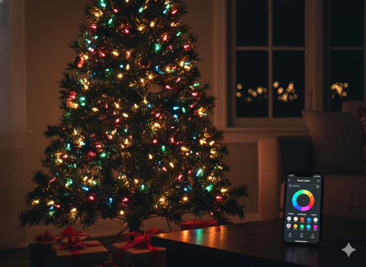 Inteligentné LED reťazové osvetlenie 100 RGB, multicolor, USB s diaľkovým ovládaním, dĺžka 10 m