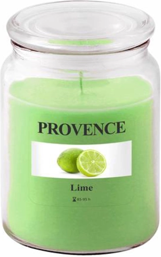 Vonná sviečka v skle Provence limetka 95 hodín