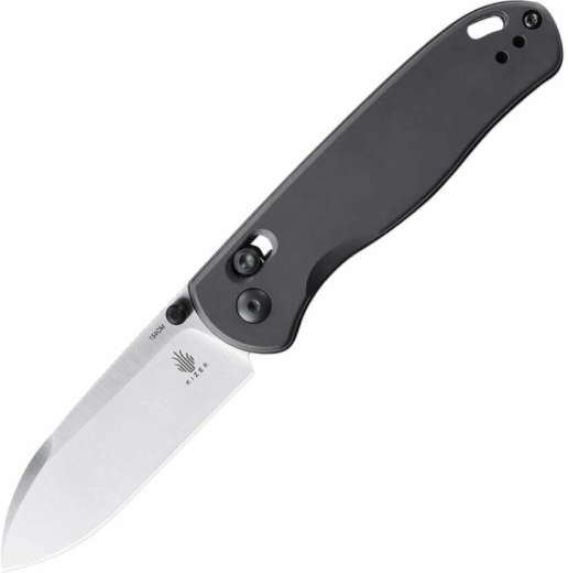 Vreckový nôž KIZER Drop Bear Gunmetal hliník 7,6 cm