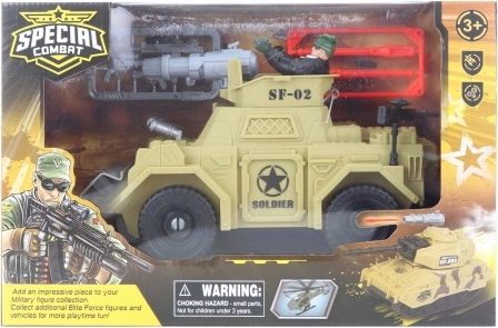 Vojenský obrnený jeep