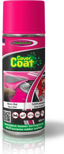 Cover Coat neónovo červená tekutá guma v spreji 400 ml