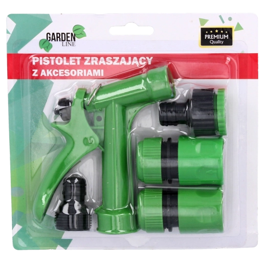 Postrekovacia pištoľ s príslušenstvom