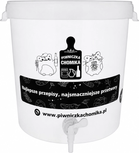 Fermentačná nádoba s vekom a kohútikom 30 l