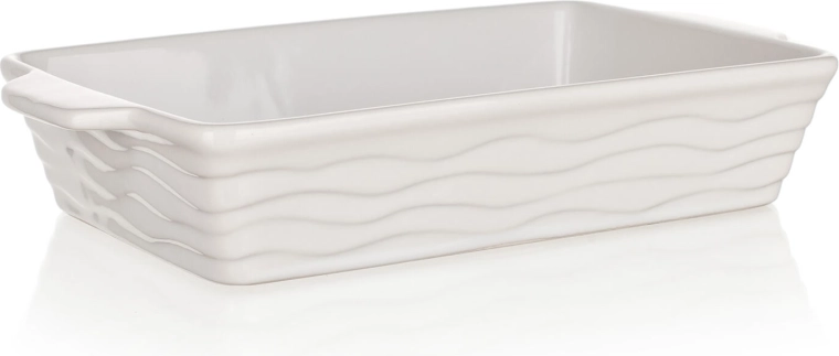 Keramická zapekacia forma 30 × 17 cm Culinaria biela