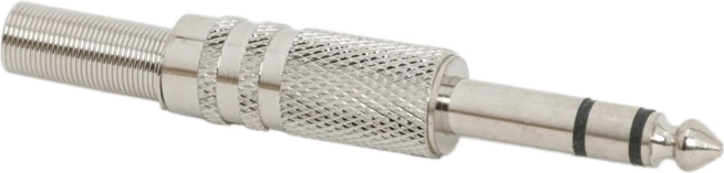 Stereo zástrčka Jack 6,3 mm kovová