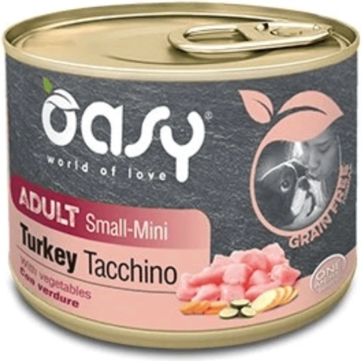Oasy Grain Free krmivo pre dospelé malé a mini psy s morčacím mäsom 200 g