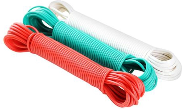 Šnúra na prádlo s oceľovým lankom 15 m