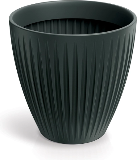 Kvetináč Latia Round Midl 48 cm antracit