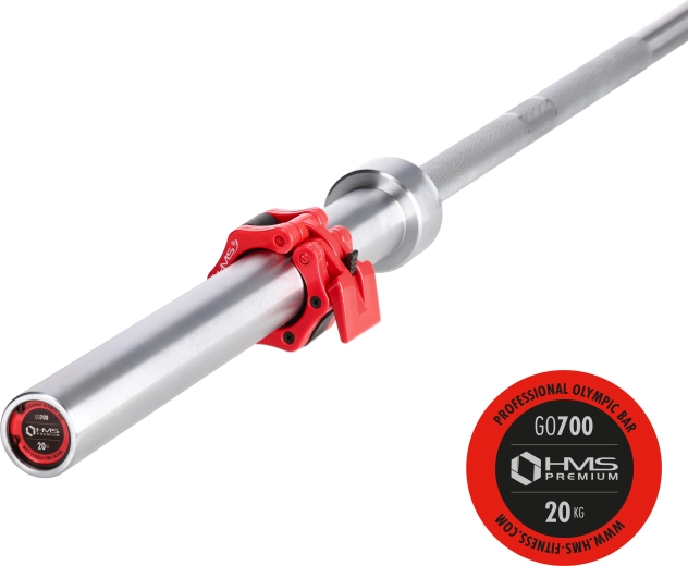 Olympijská činka HMS Premium GO700 220 cm, priemer 50 mm
