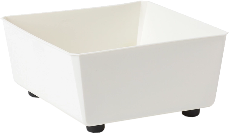 Kvetináč SAGA krémový 28,5 × 28,5 cm