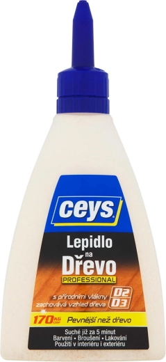 Lepidlo na drevo PROFESSIONAL CEYS D2/D3 250 g
